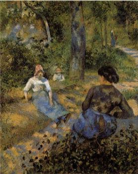 卡米耶 畢沙羅 Peasants Resting 卡米耶 畢沙羅 Peasants Resting